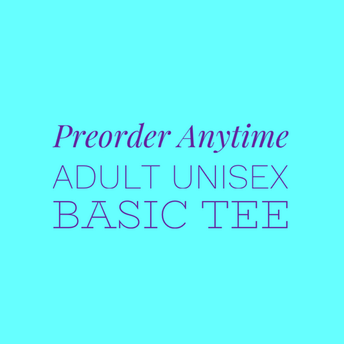 Adult Unisex Basic Tee